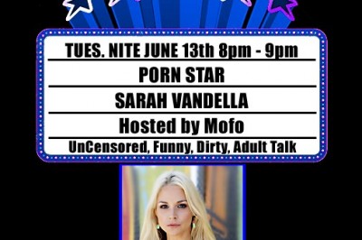 Sarah Vandella Guests on CannaPornia Show Tuesday Night on L.A. Talk Radio