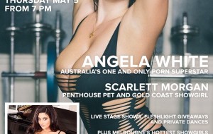 Angela White appears at Melbourne's Centrefold Lounge