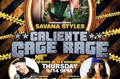 Savana Styles’ Is the Main Event at Caliente Cage Rage at Dames n’ Games Thursday 