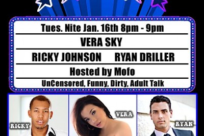 Ryan Driller & Ricky Johnson Appearing Live on CannaPornia Show Tonight
