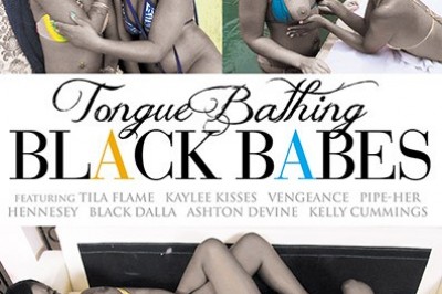 'Tongue Bathing Black Babes'