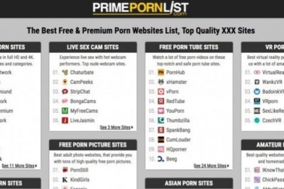 PrimePornList.com - #1 Source of Best Porn Sites & Reviews