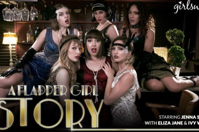Jenna Sativa Time Travels to the Roaring ‘20s in Girlsway’s A Flapper Girl Story