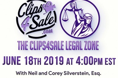 Mark Your Calendars for Another Clips4Sale Legal Zone Tomorrow