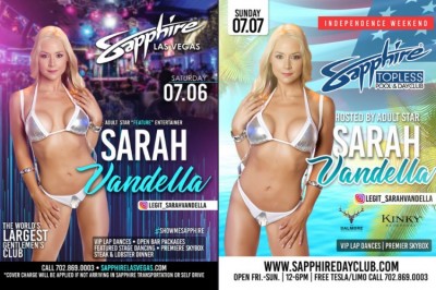 Celebrate the July 4th in Style in Vegas with Sarah Vandella