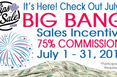 Clips4Sale Starts July off with a Bang…a Big Bang Sales Incentive!