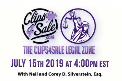Neil & Corey D. Silverstein, Esq. Come Together in the Clips4Sale Legal Zone