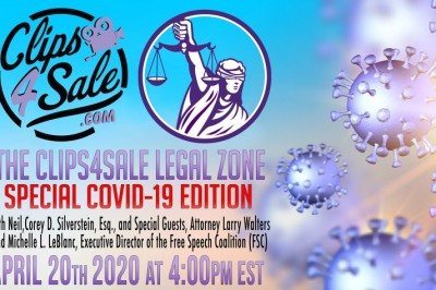 Special COVID-19 Edition of the Clips4Sale Legal Zone Is Happening on Monday