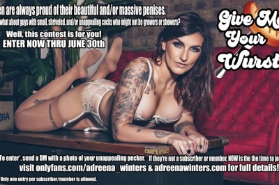 Adreena Winters Wants You to Give Her Your Wurst