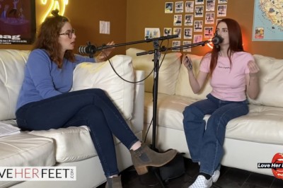 It’s the Battle of the Redheads in the Latest Episode of Love Her Podcast: Guest Aria Carson vs. Host/Comedian Aimée Nicole Shreiber